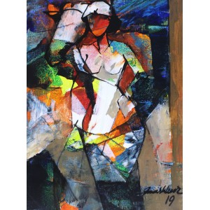 Mashkoor Raza, 12 x 16 Inch, Oil on Canvas, Figurative Painting, AC-MR-272